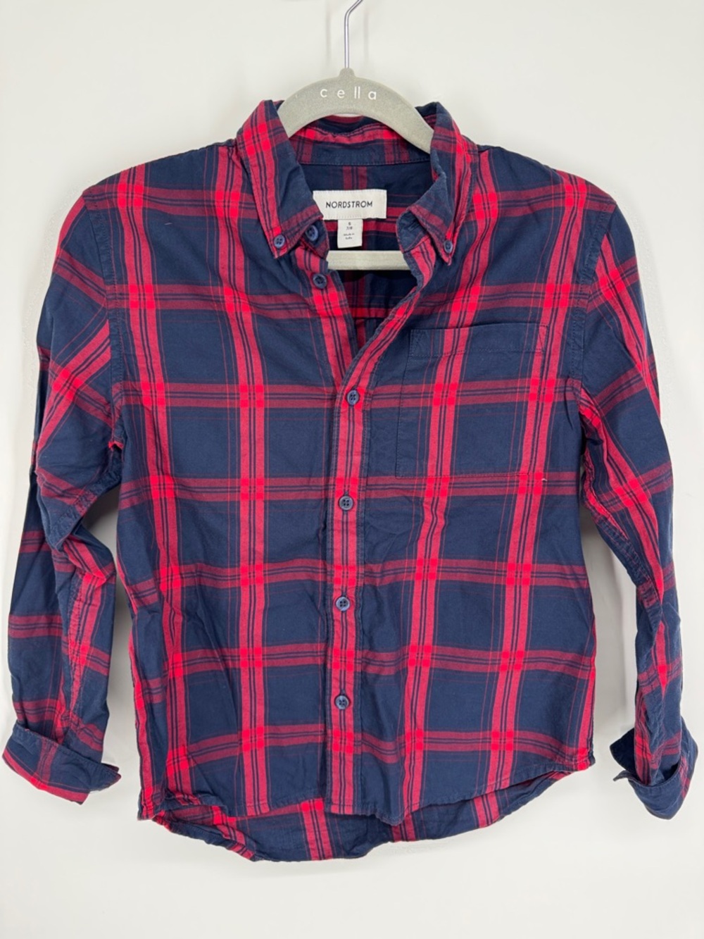 Nordstrom Boys Plaid Button-Up Shirt